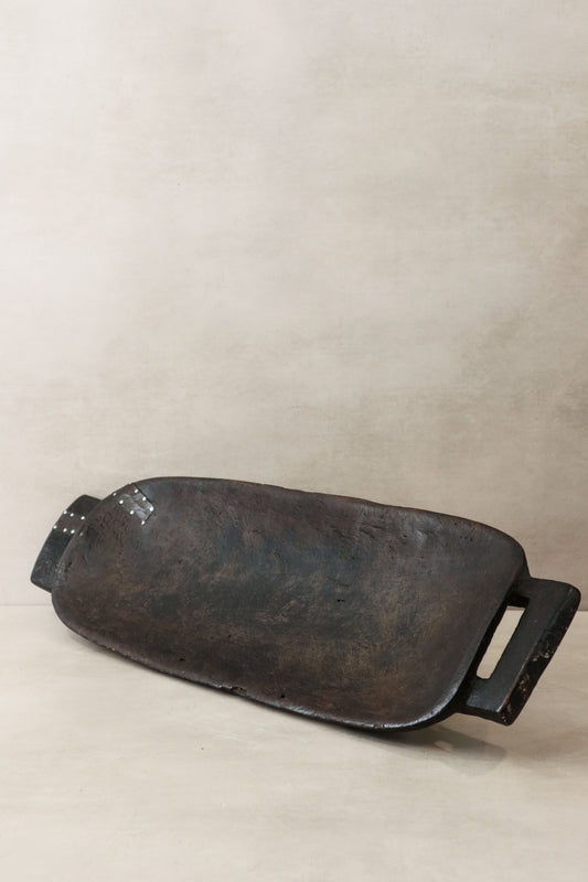 Vintage Zulu Food Platter - Hand carved 57.2