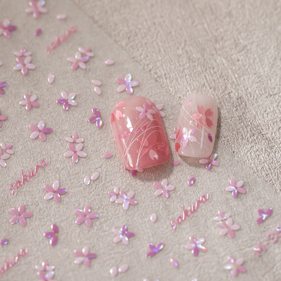 Hello Claws | Spring Cherry Blossom 5D Nail Deco Sticker