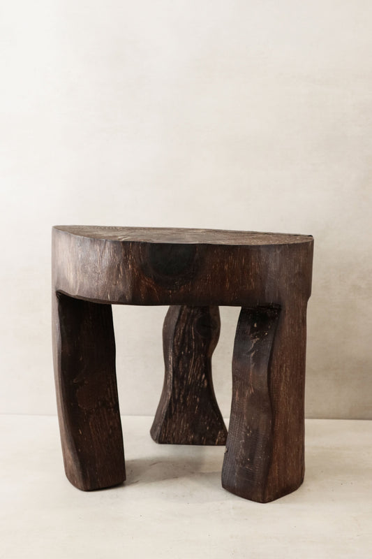 Hand Carved Wooden Stool\Side Table - 48.2