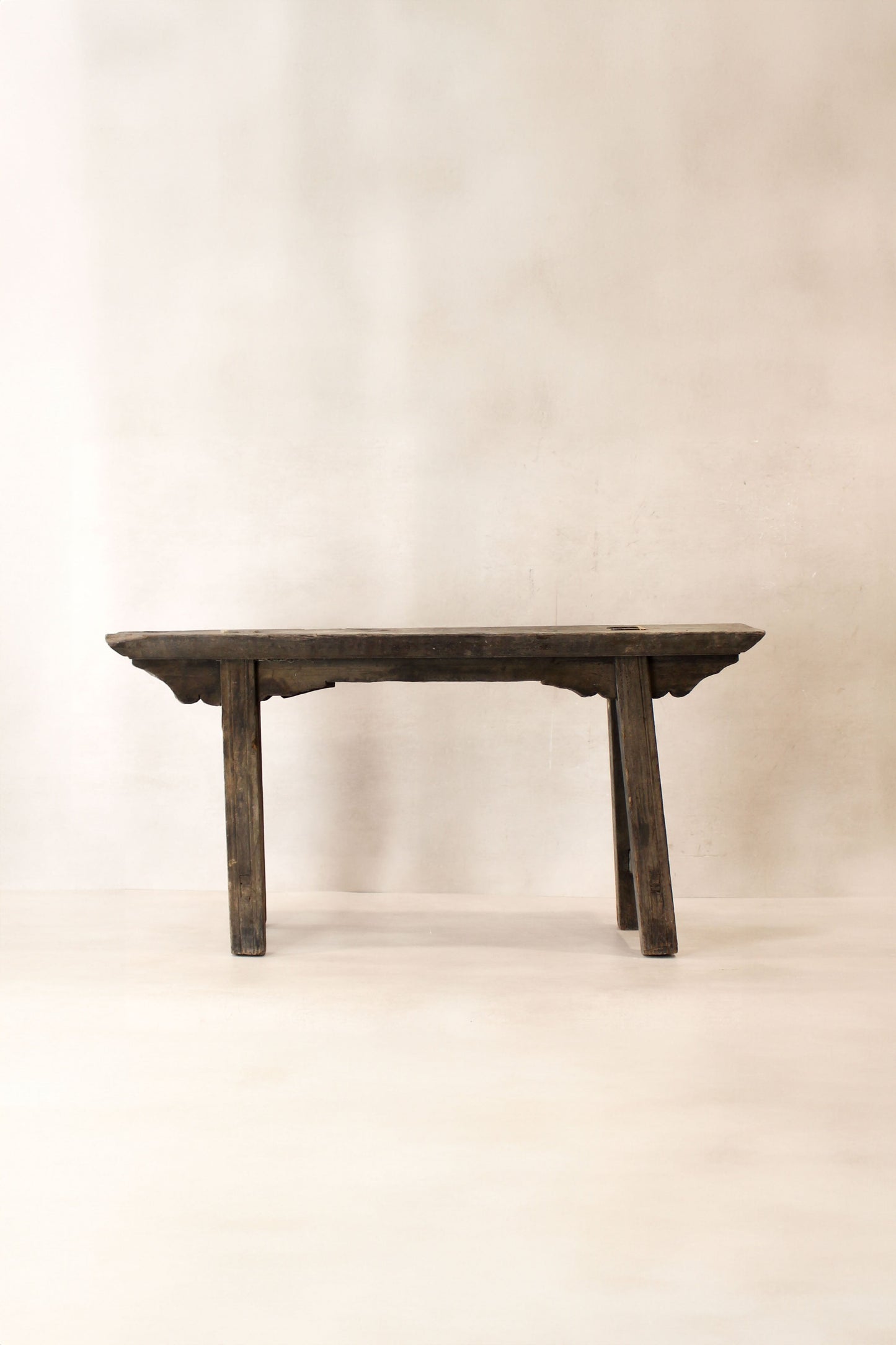 Antique Rustic Elm Bench 06