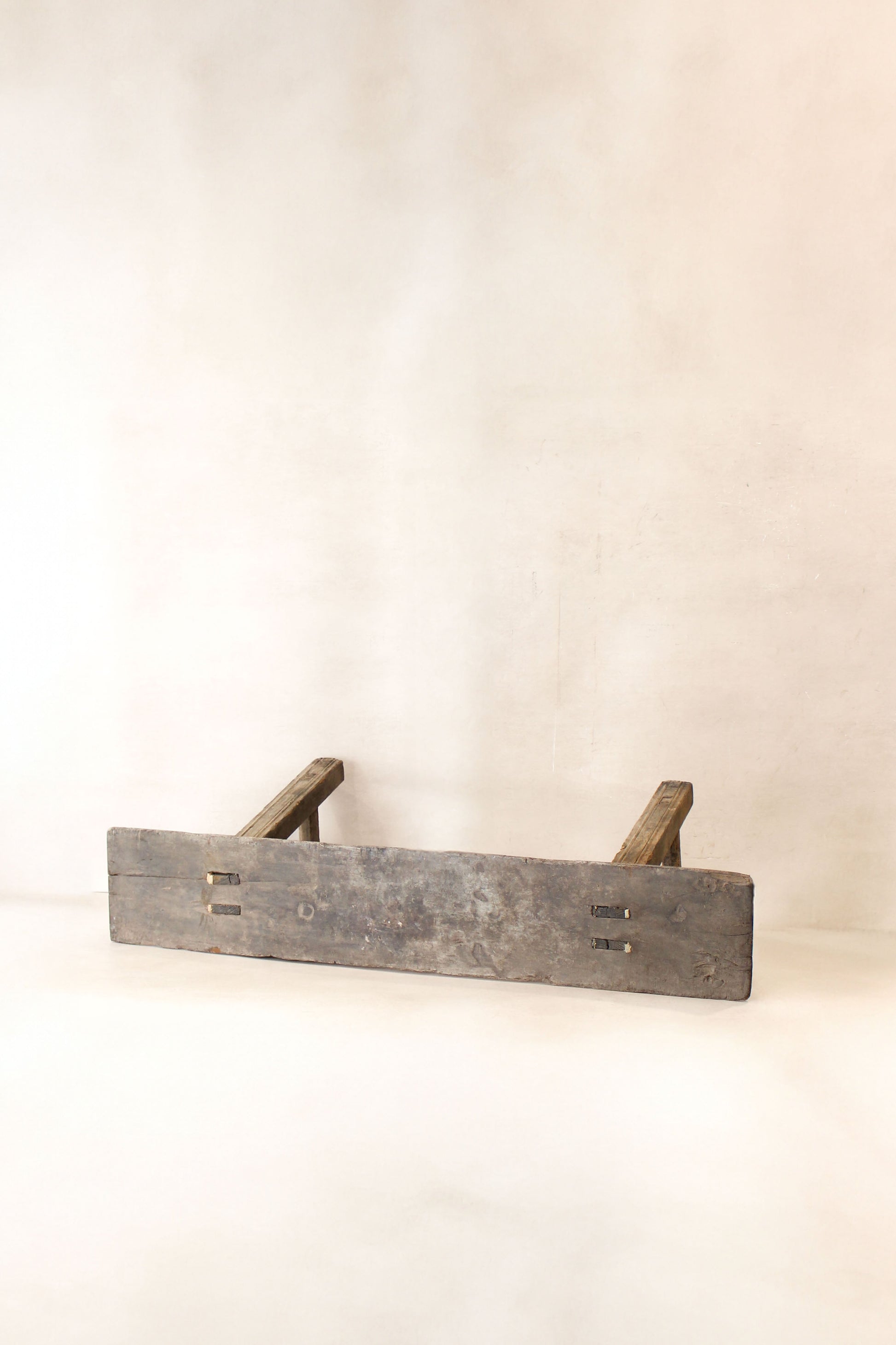 Antique Rustic Elm Bench 06