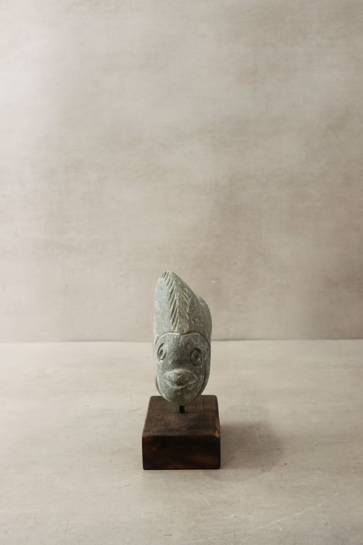 Stone Fish Sculpture - Zimbabwe - 30.6