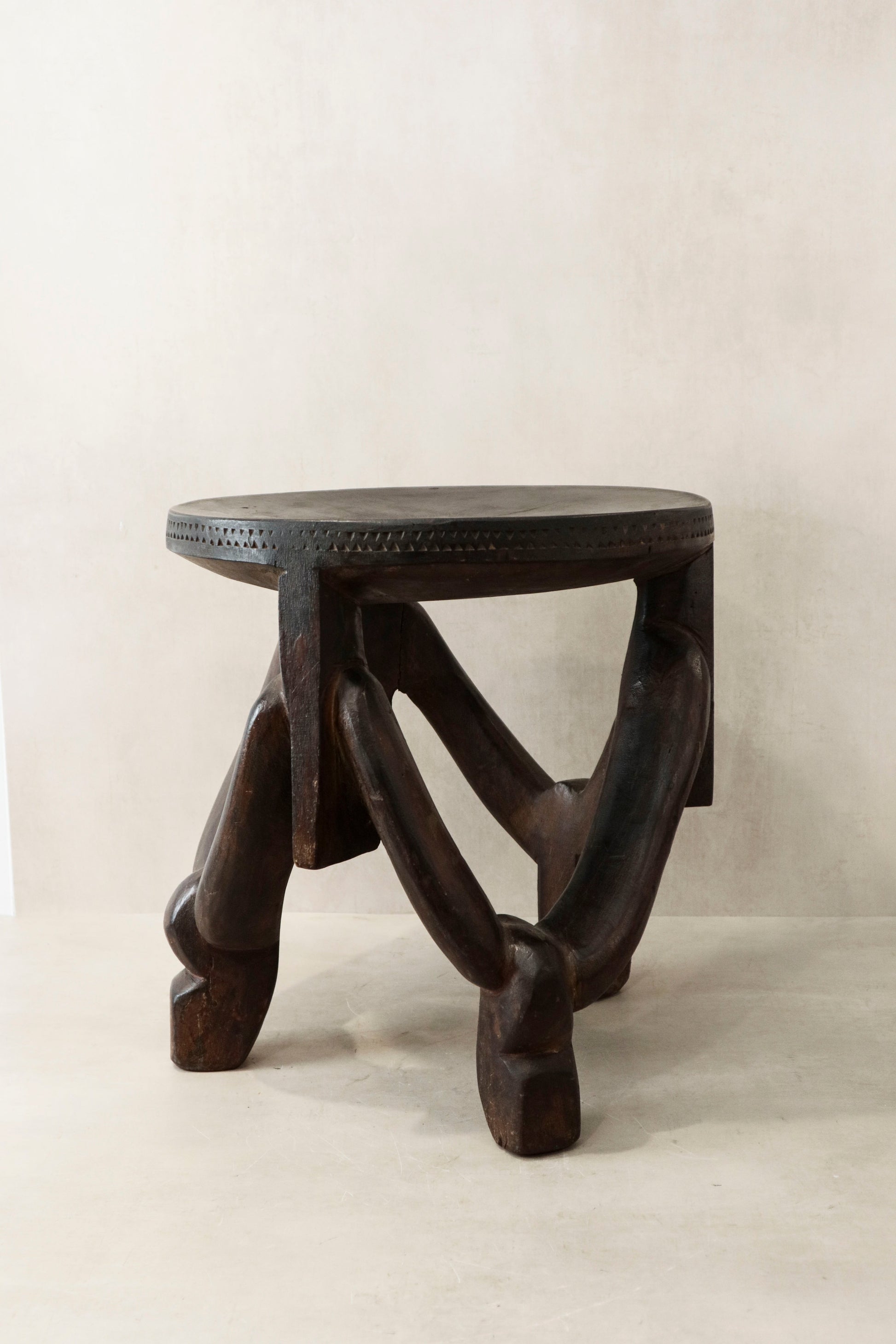 Makonde Stool, Tanzania - 61.1