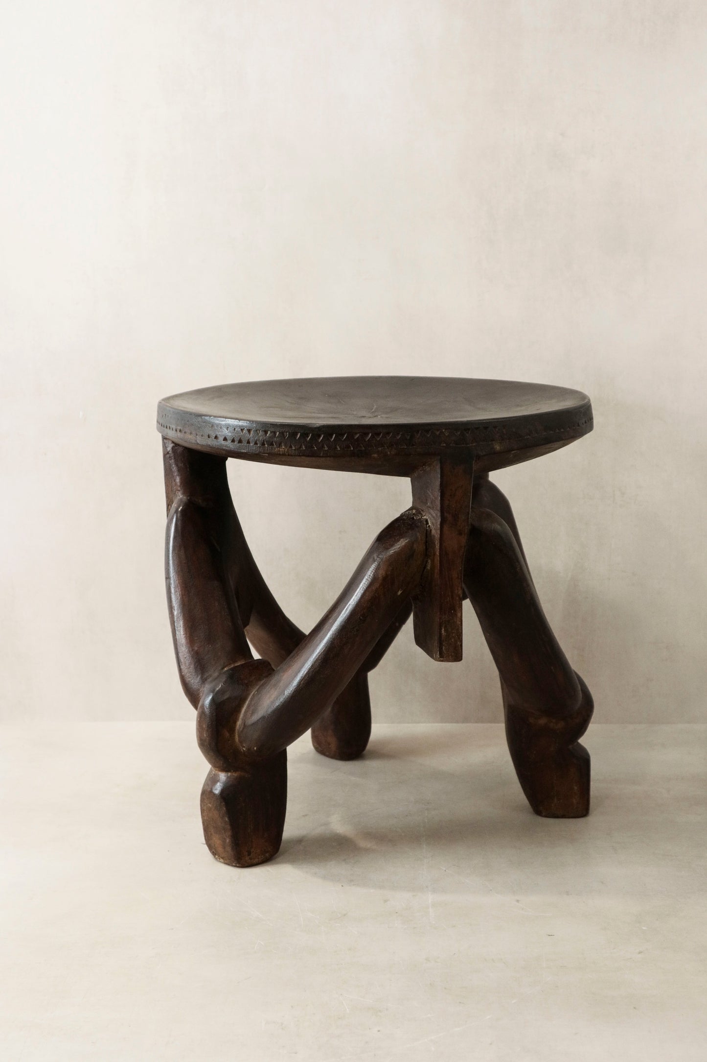 Makonde Stool, Tanzania - 61.1