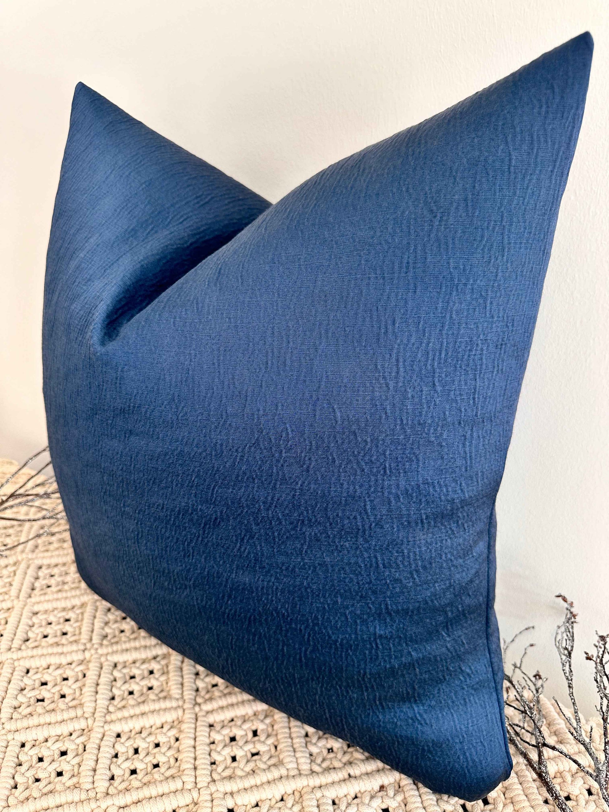 The Couture Cushion - The Navy Laurent - Style No. 202