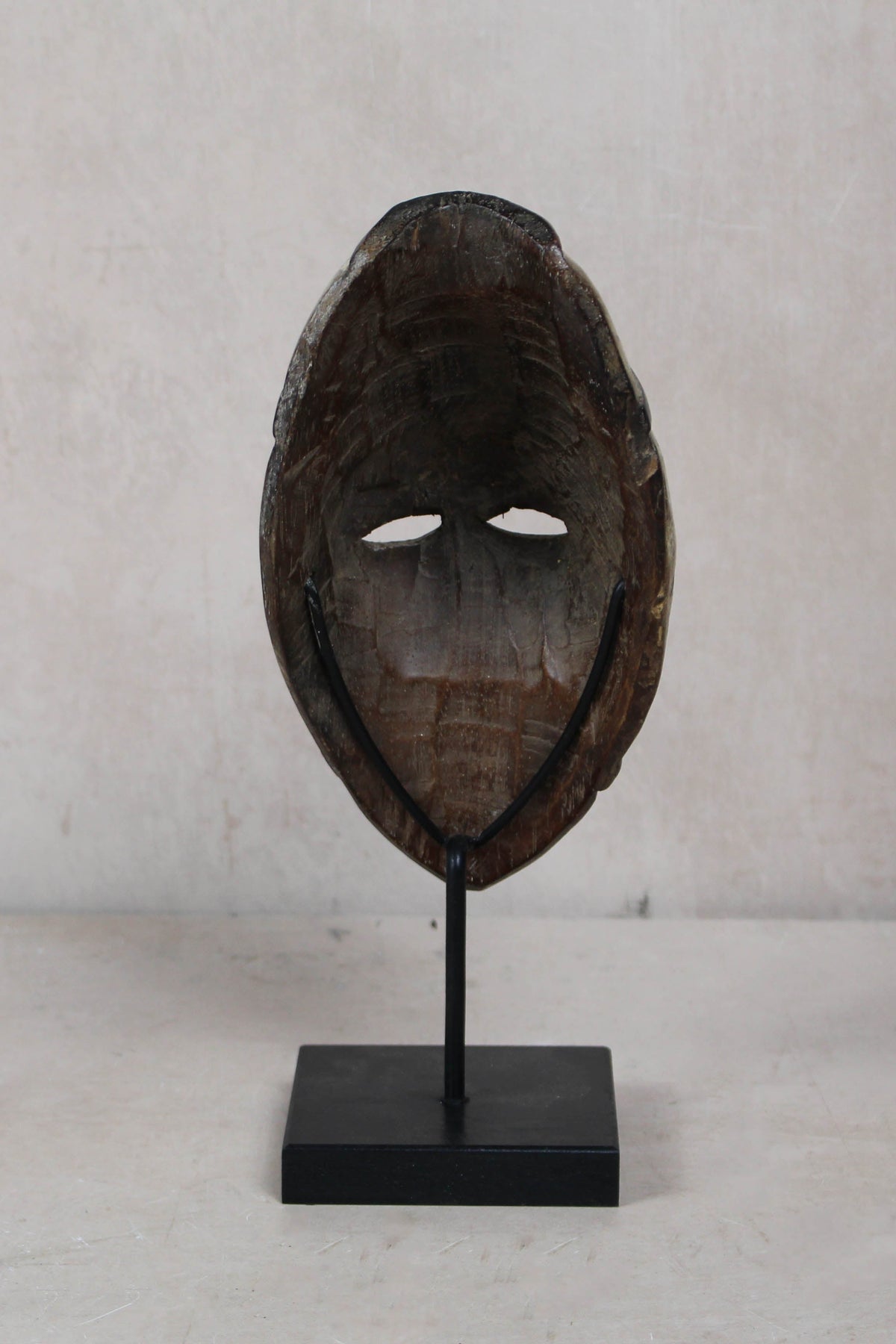 Hand carved Igbo African mask small - 206.1