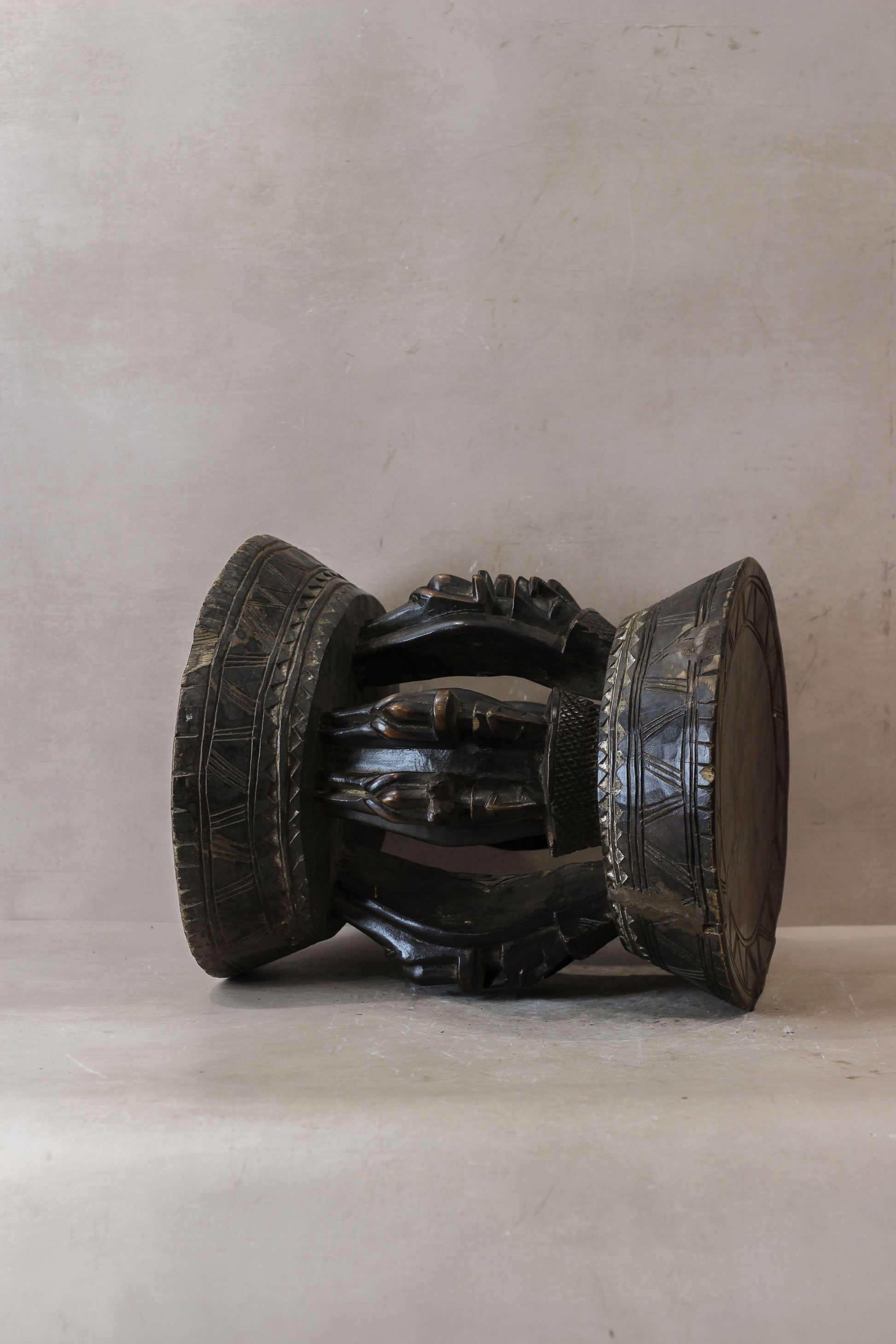 Vintage Baule Wood Side Table 85.2