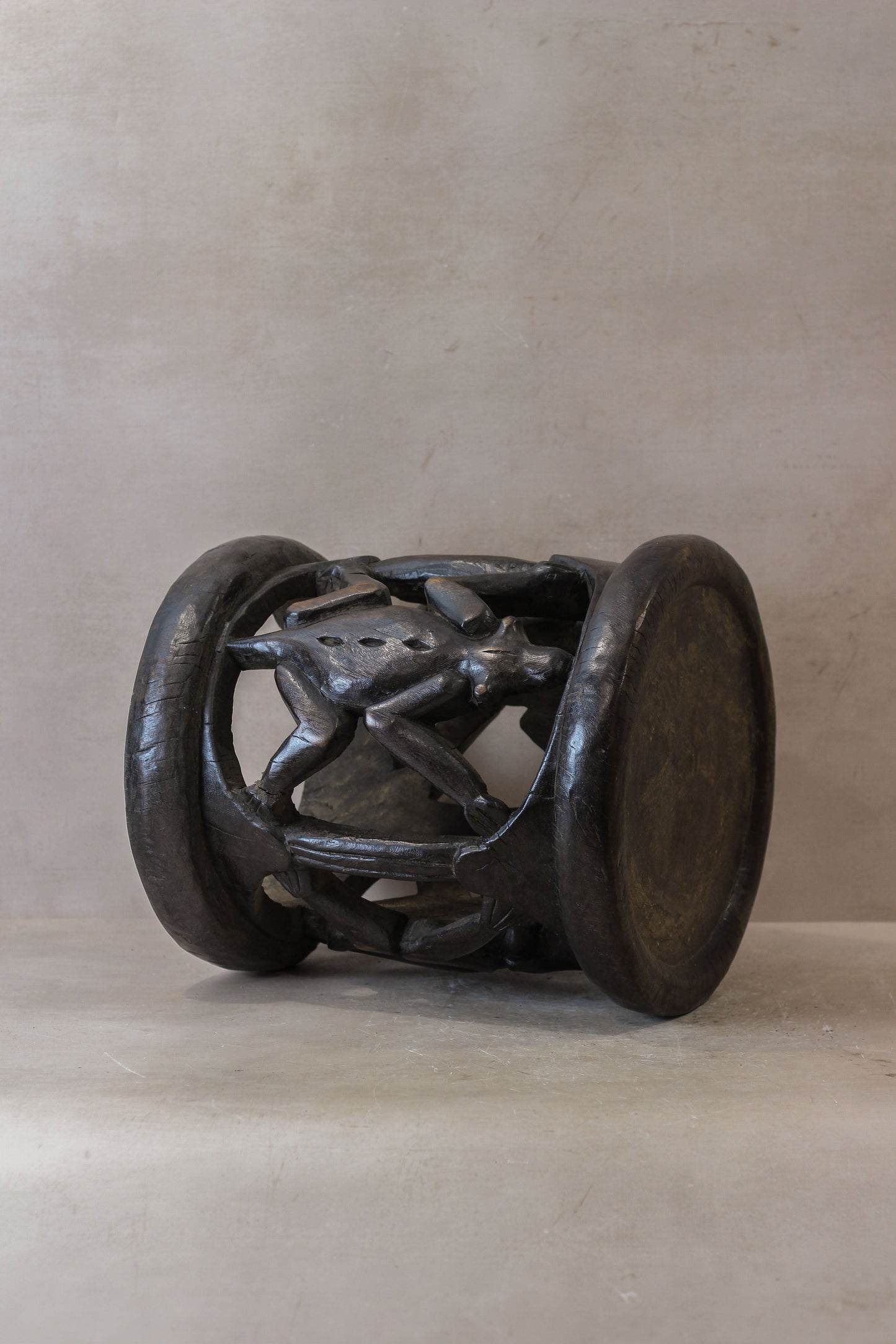 Vintage Baule Wood Side Table 85.3