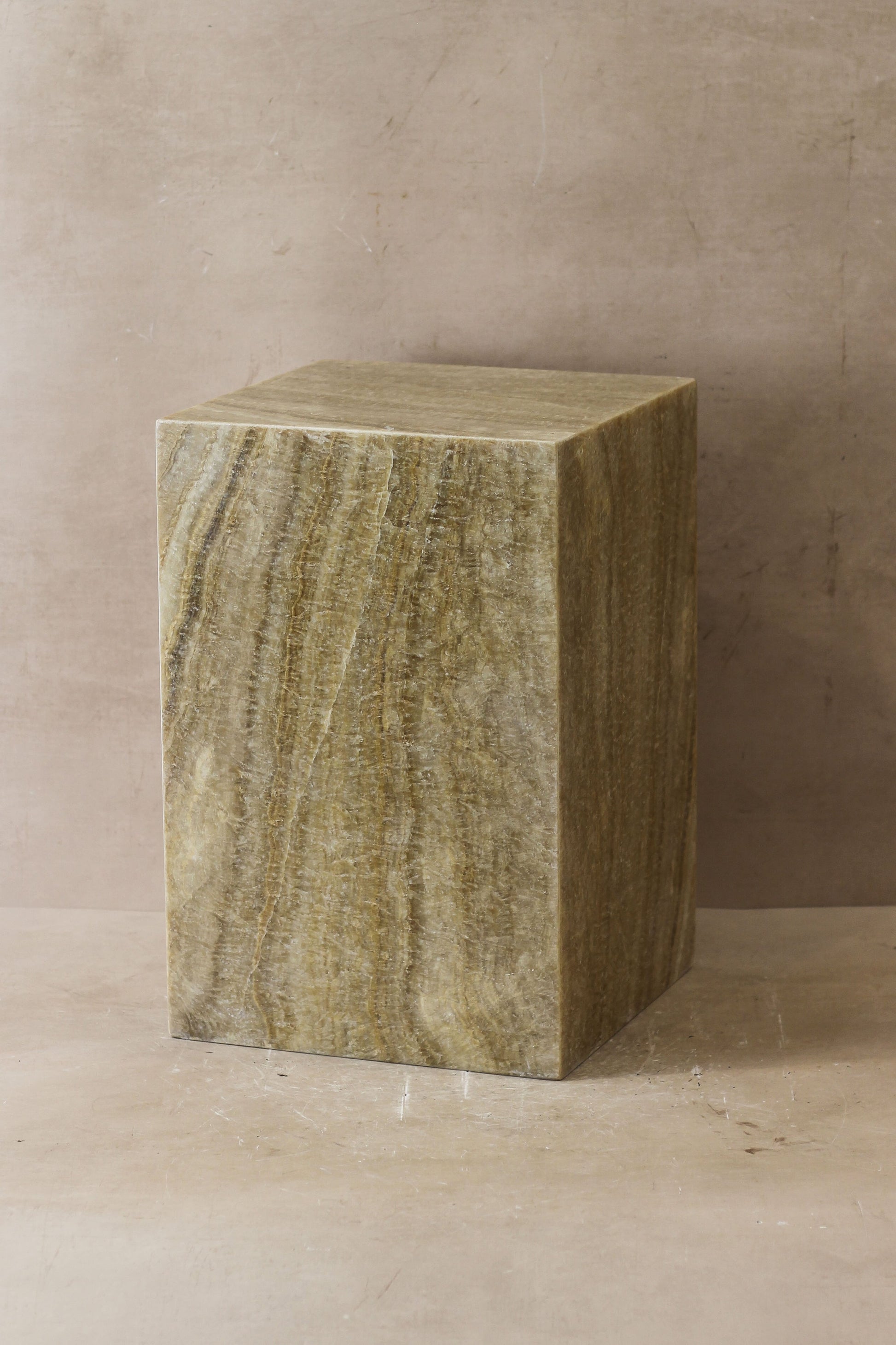 Onyx Side Table Pedestal - No 1