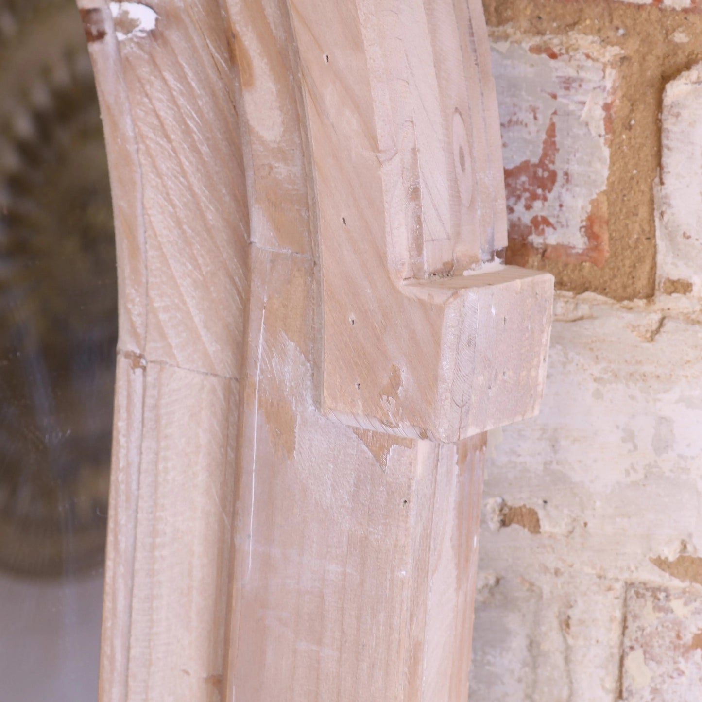 Betul Full Size Wooden Arch Mirror