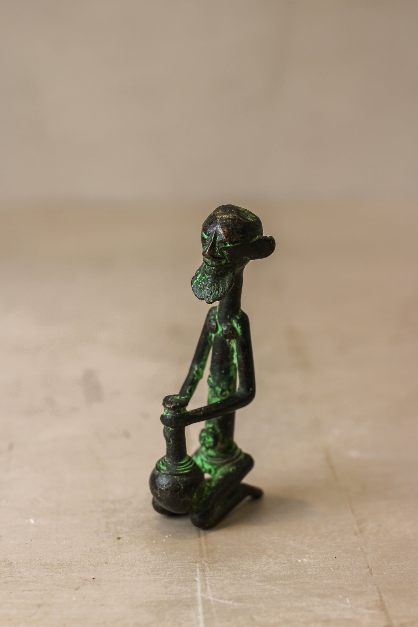 Benin Bronze Statue - 79.3