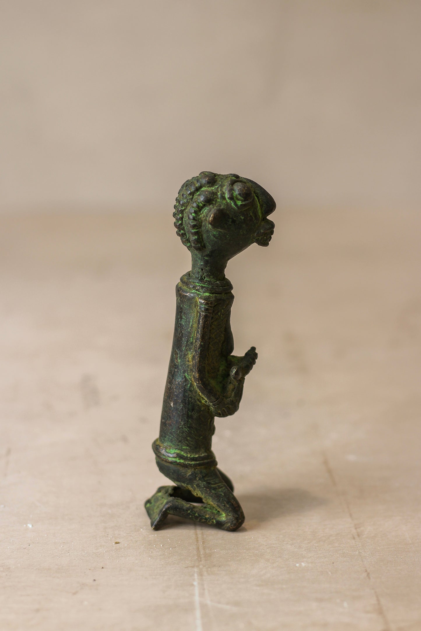 Benin Bronze Statue - 79.4