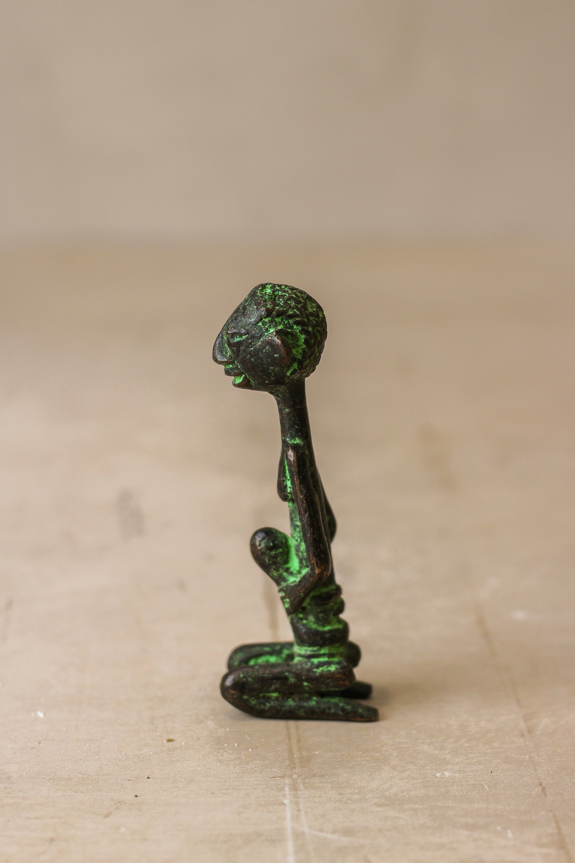 Benin Bronze Statue - 79.5