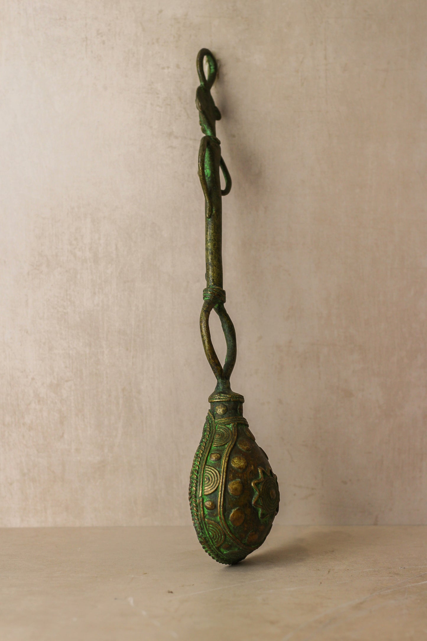 Benin Bronze Spoon - 75.2