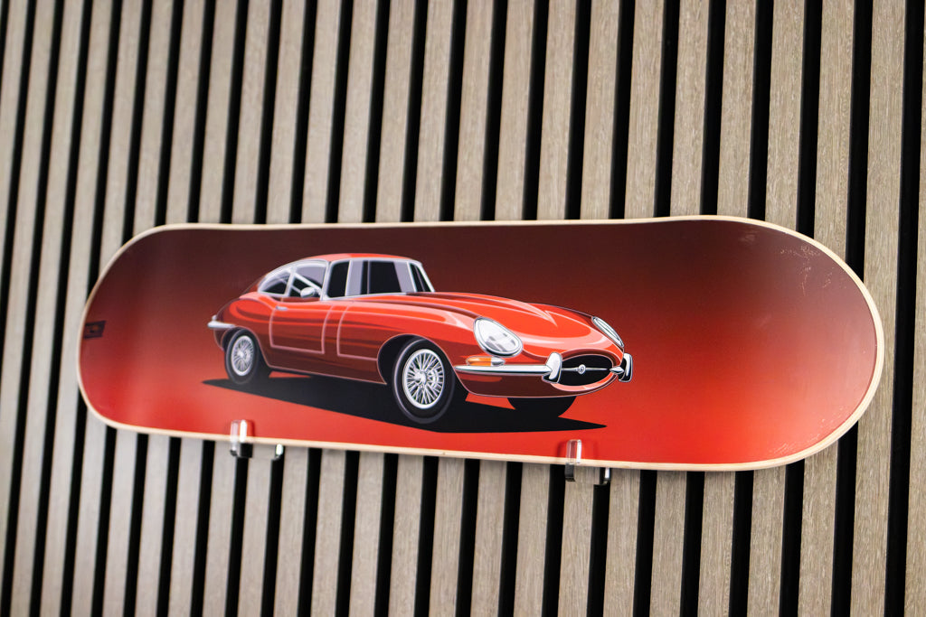 Jaguar E-Type Skate Deck Wall Art