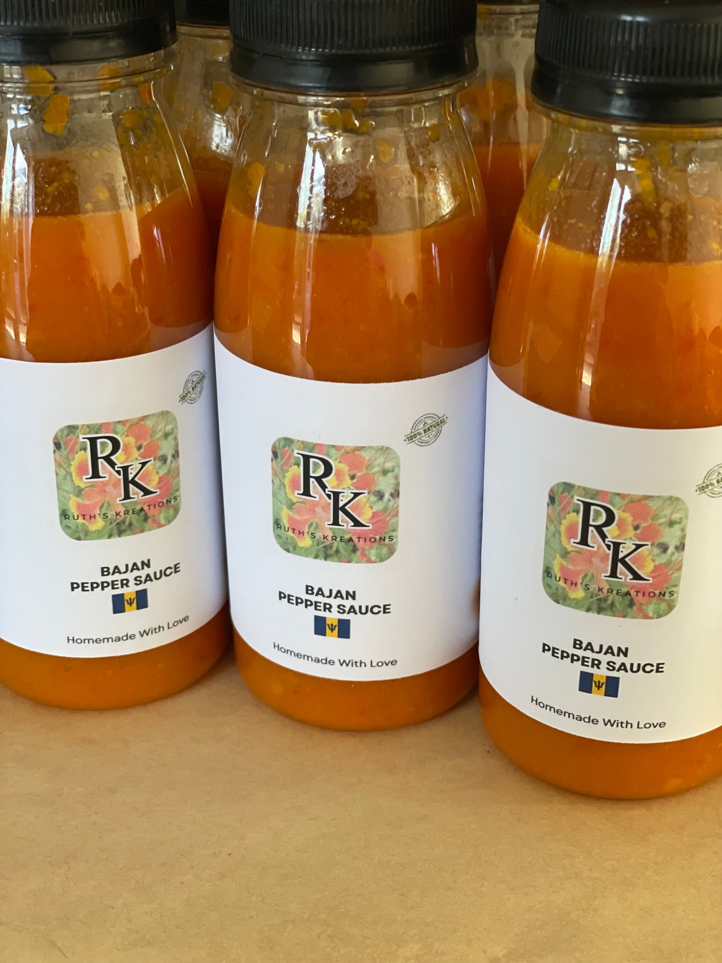 Homemade Barbados Pepper Sauce