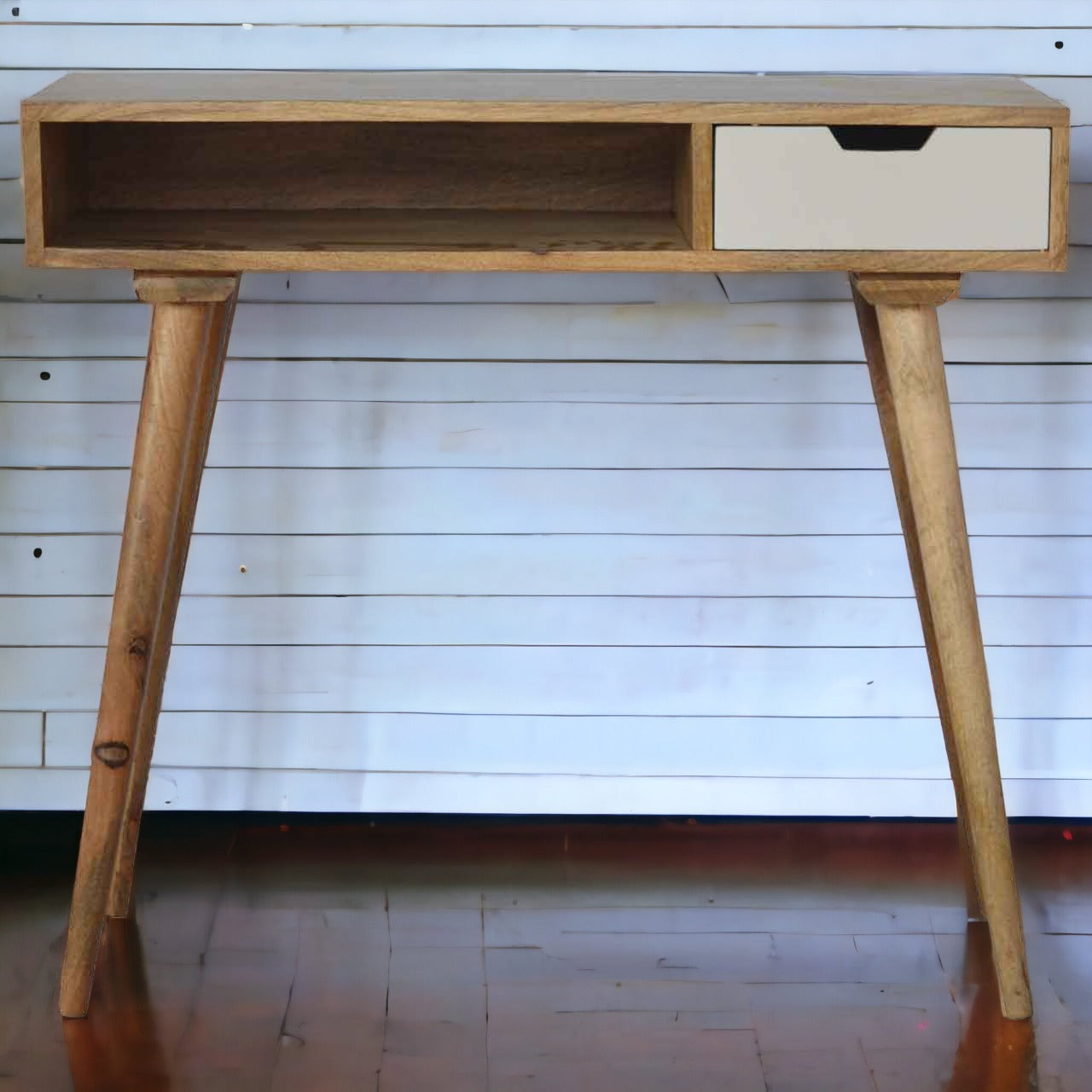 White Drawer Writing Desk