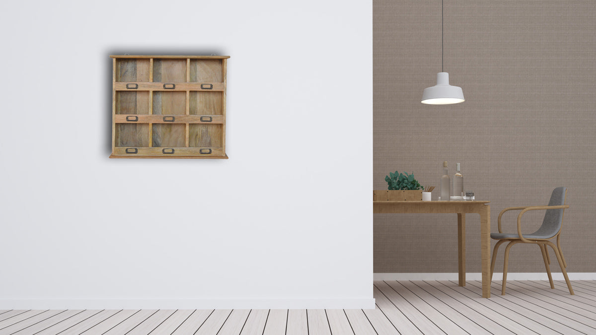 Floating Storage Unit with 9 Slots Chest of Drawers