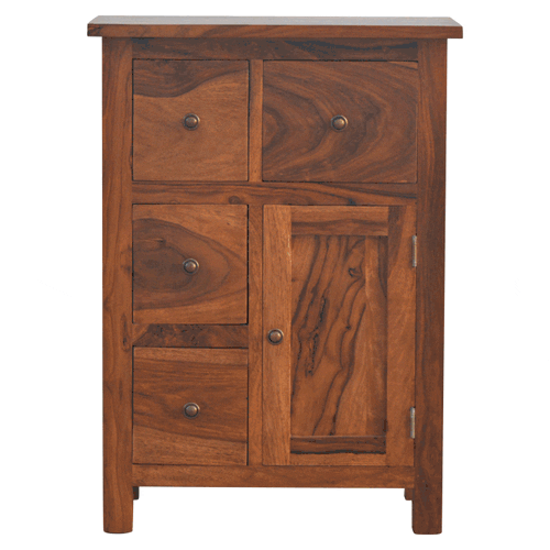 Sheesham 4 Drawer Cabinet