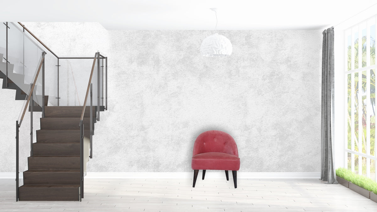 Pink Velvet Deep Button Chair