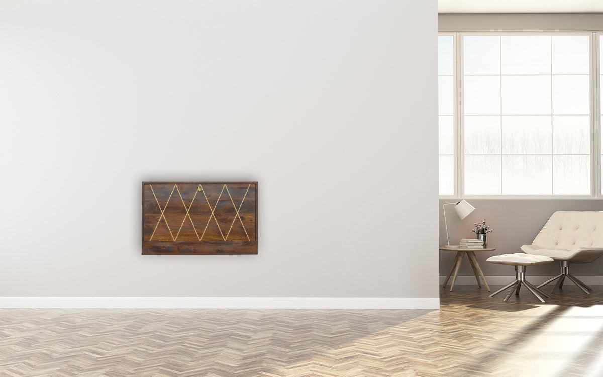 Geo Brass Flip Down Writing Desk