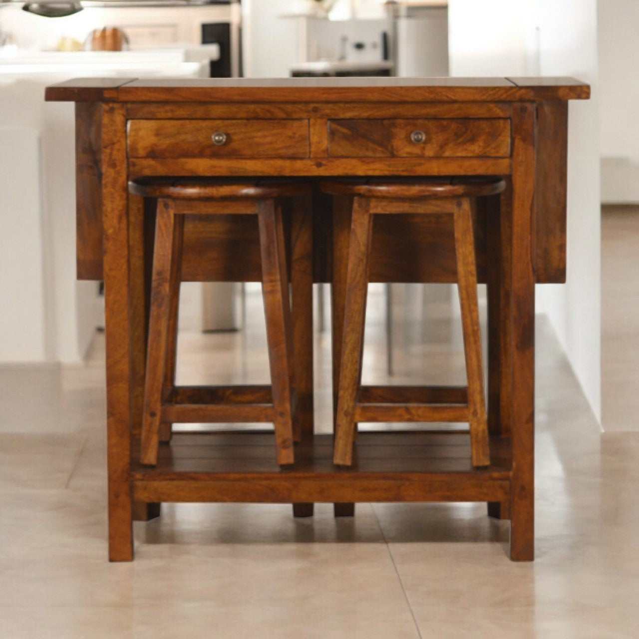 Chestnut Breakfast Table