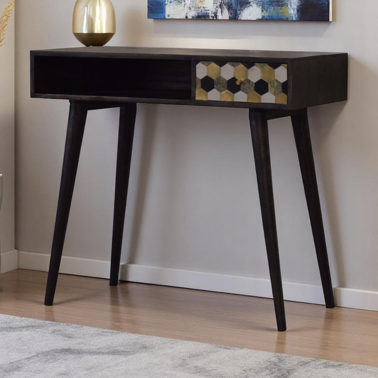 Walnut Block Writing Desk