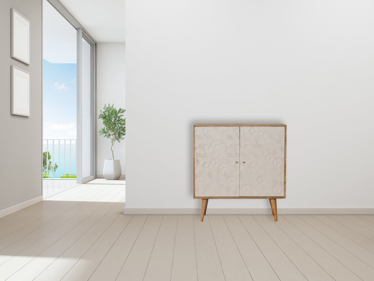 Acadia White Cabinet