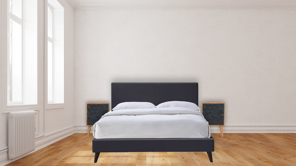 Acadia Black Bedside