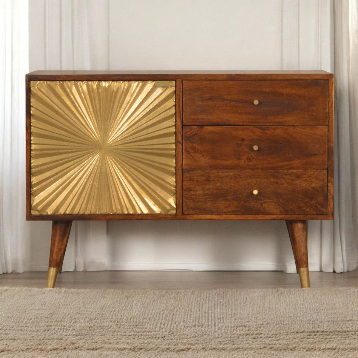 Manila Gold Sideboard Chest of Drawers