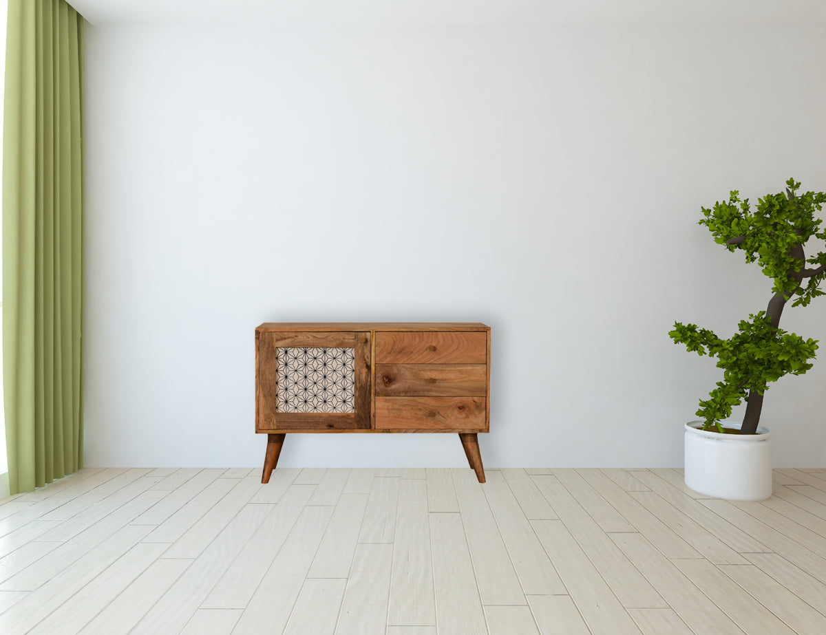 Geo Screen Print Cabinet