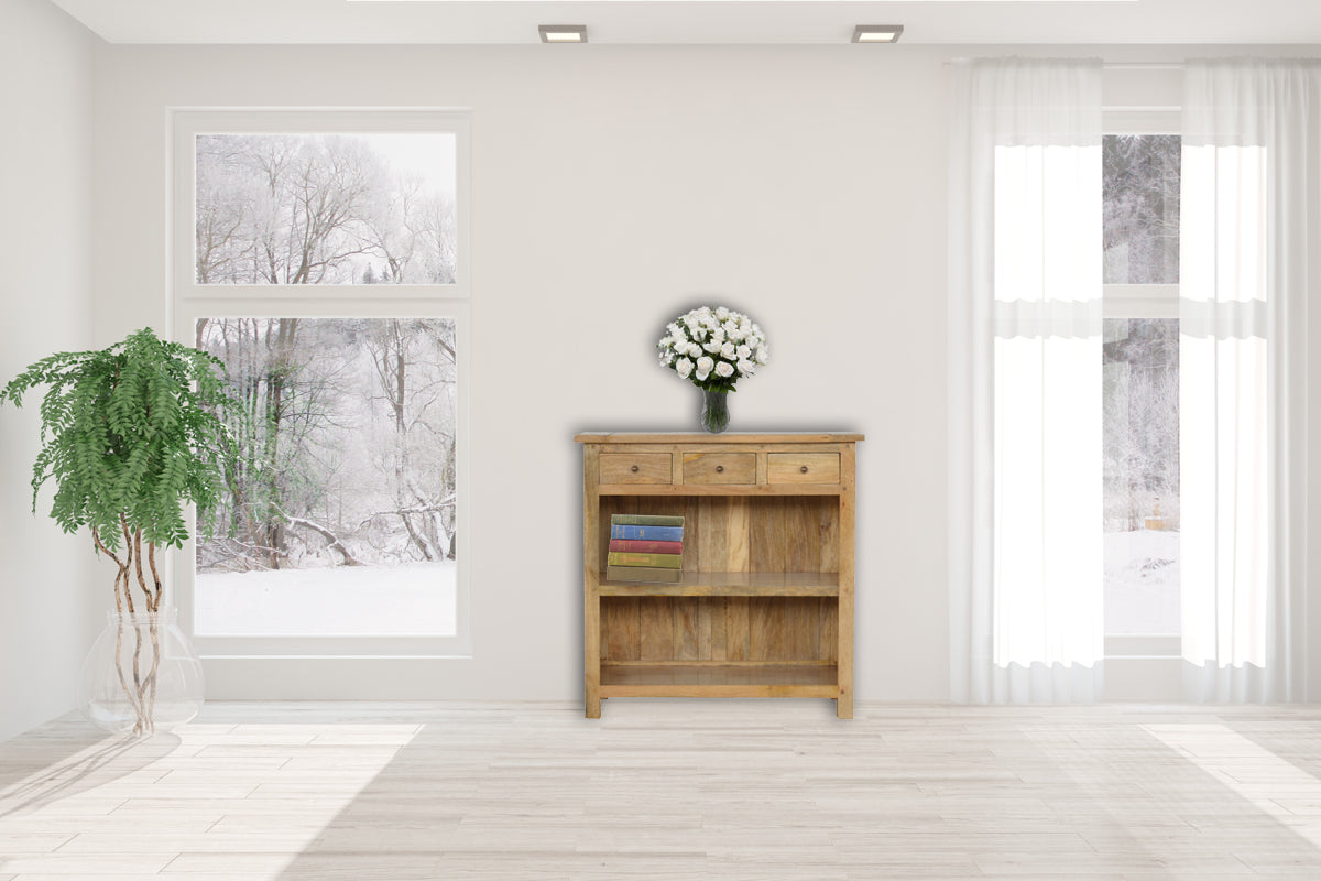 Country Style Low Bookcase