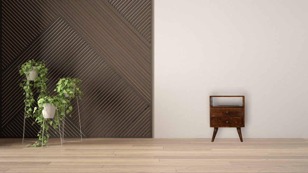 Classic Chestnut Bedside Table