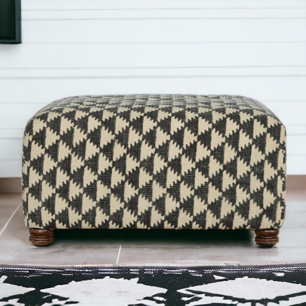 Jute Occasional Footstool