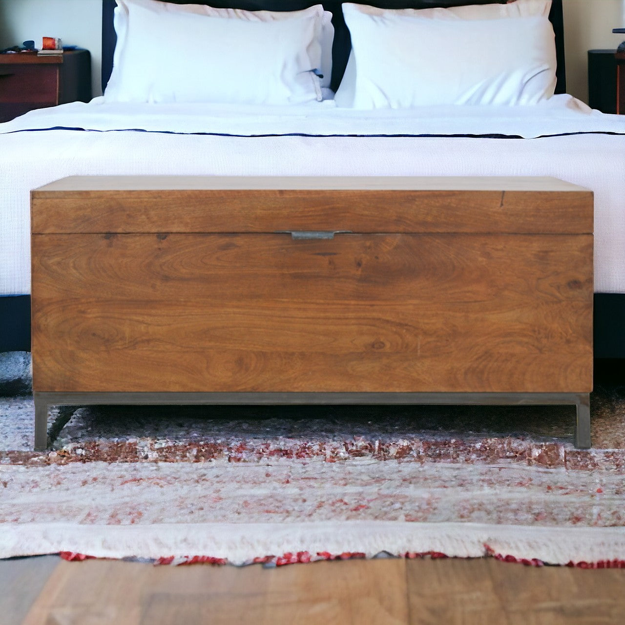 Industrial Wooden Storage Box