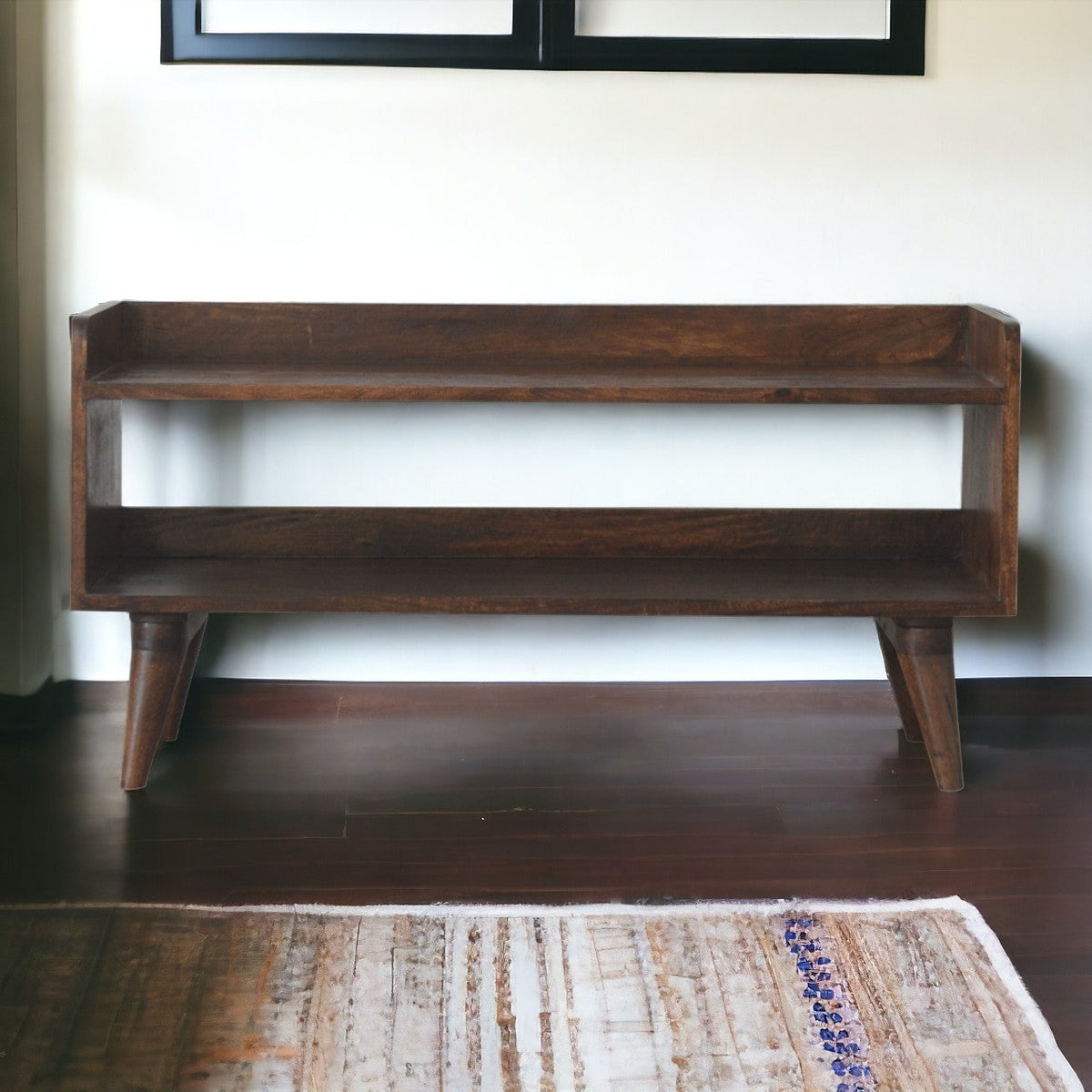 Walnut Nordic Storage Bench
