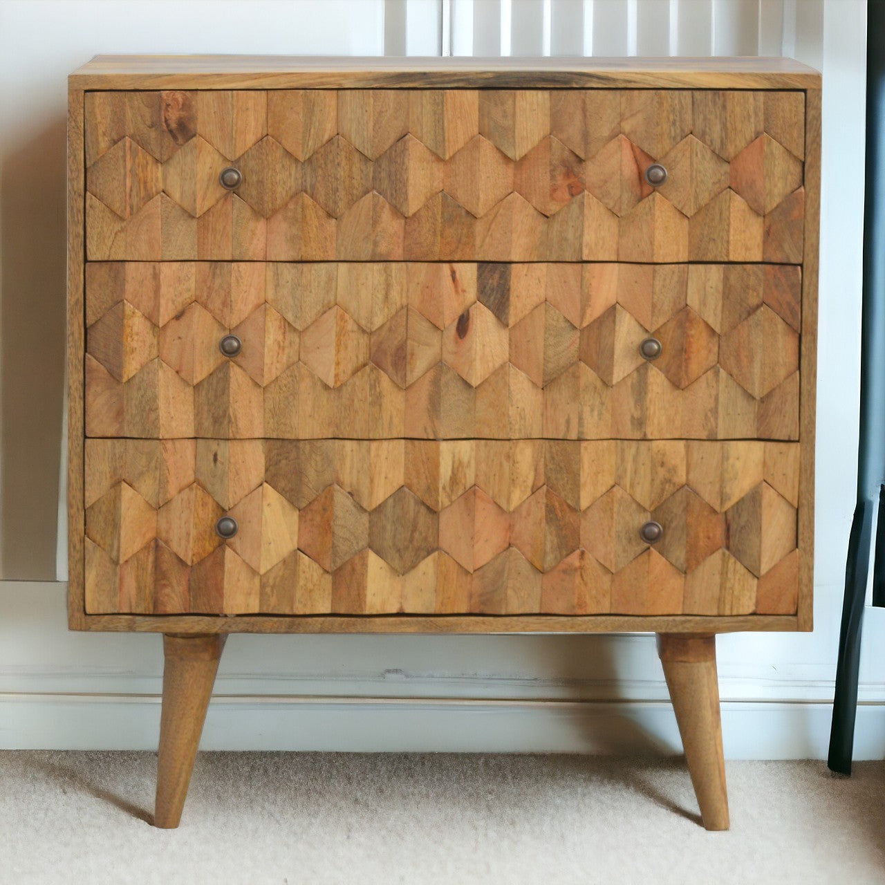 Pineapple Carved Chest