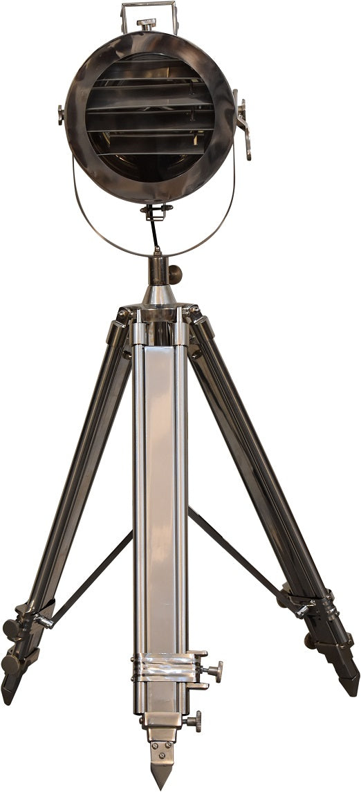 Chrome Tripod Spotlight Floor Lamp