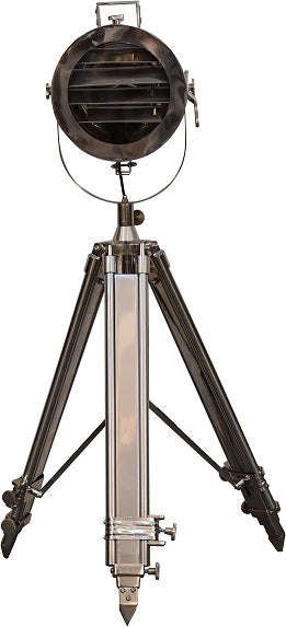 Chrome Tripod Spotlight Floor Lamp