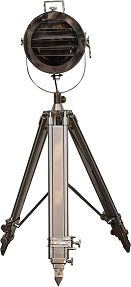 Chrome Tripod Spotlight Floor Lamp