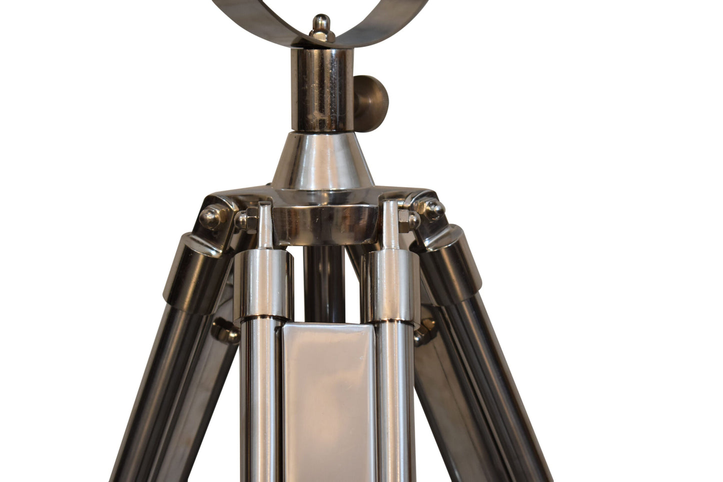 Chrome Tripod Spotlight Floor Lamp
