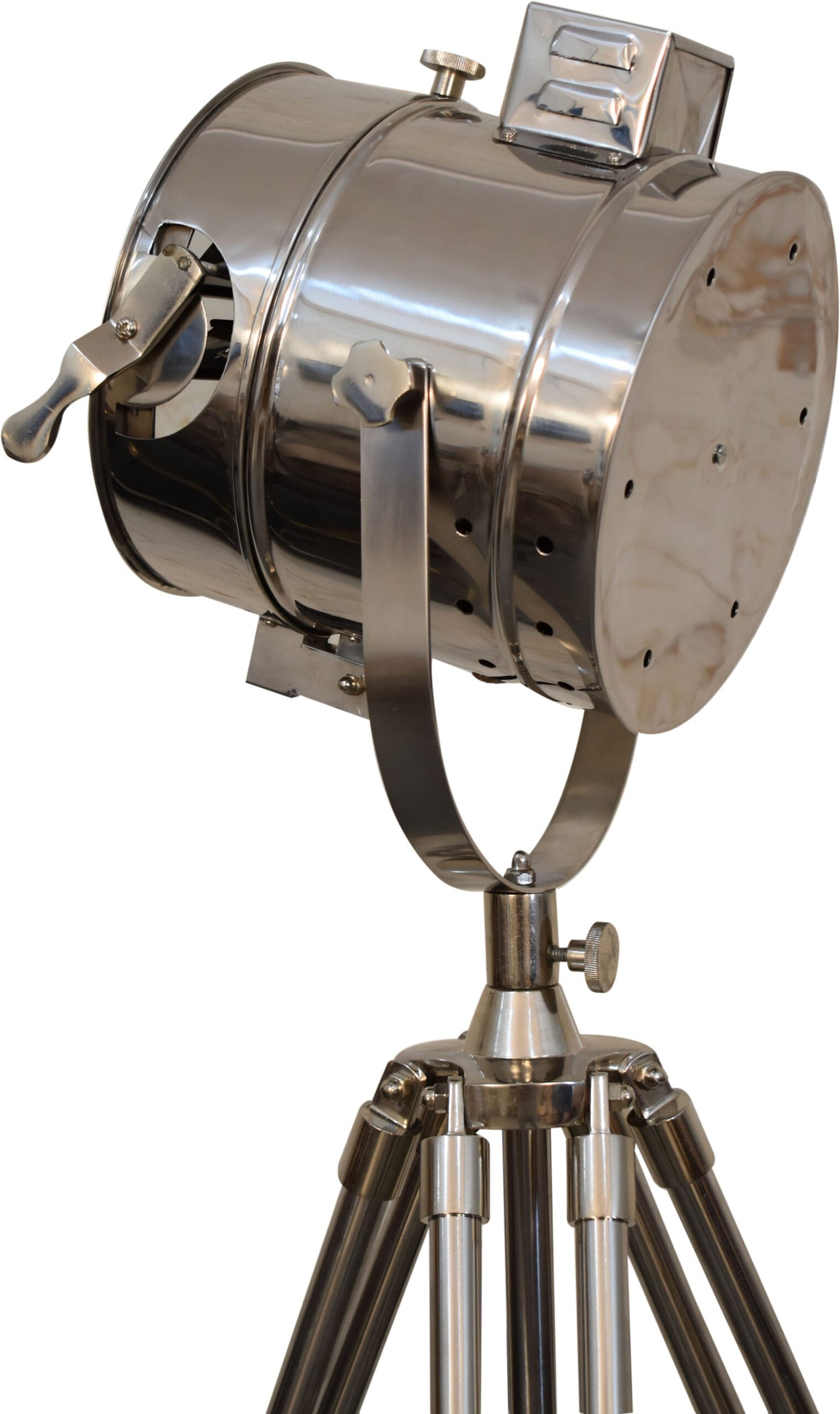 Chrome Tripod Spotlight Floor Lamp