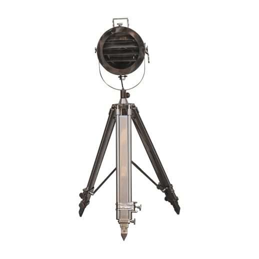 Chrome Tripod Spotlight Floor Lamp
