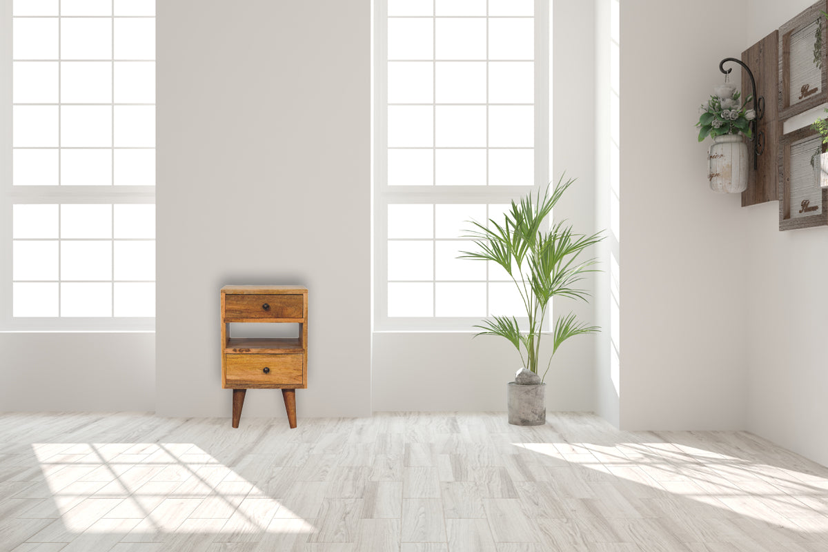 Mini Classic Multi Oak-ish Bedside