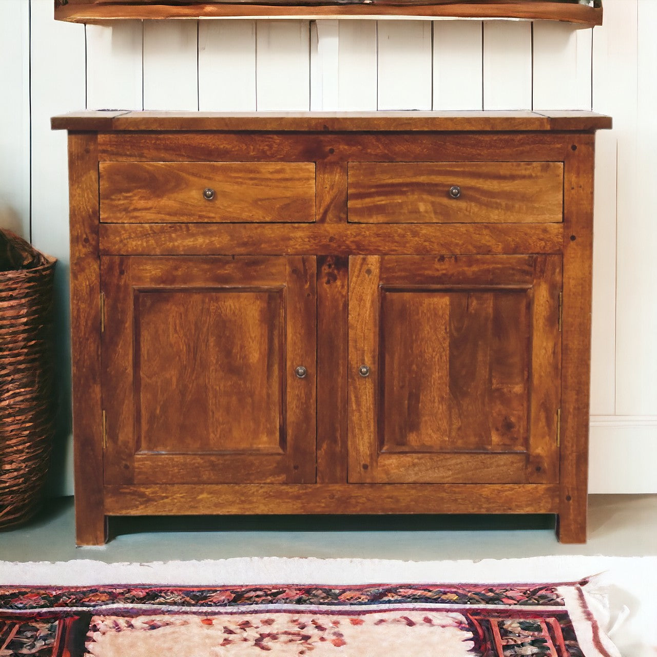 Chestnut Sideboard with 2 Drawers