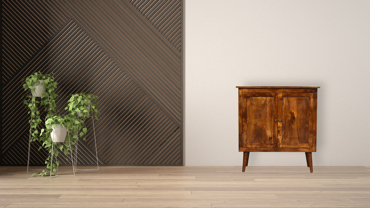 Chestnut Solid Nordic Cabinet
