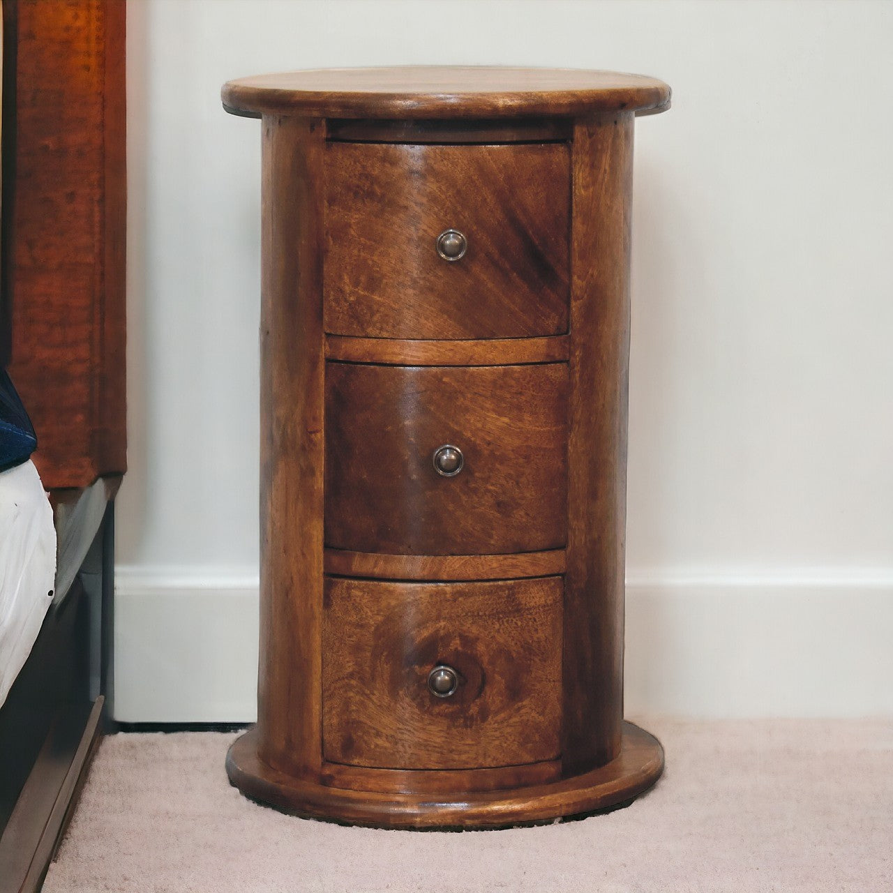 Mini Chestnut Drum Chest