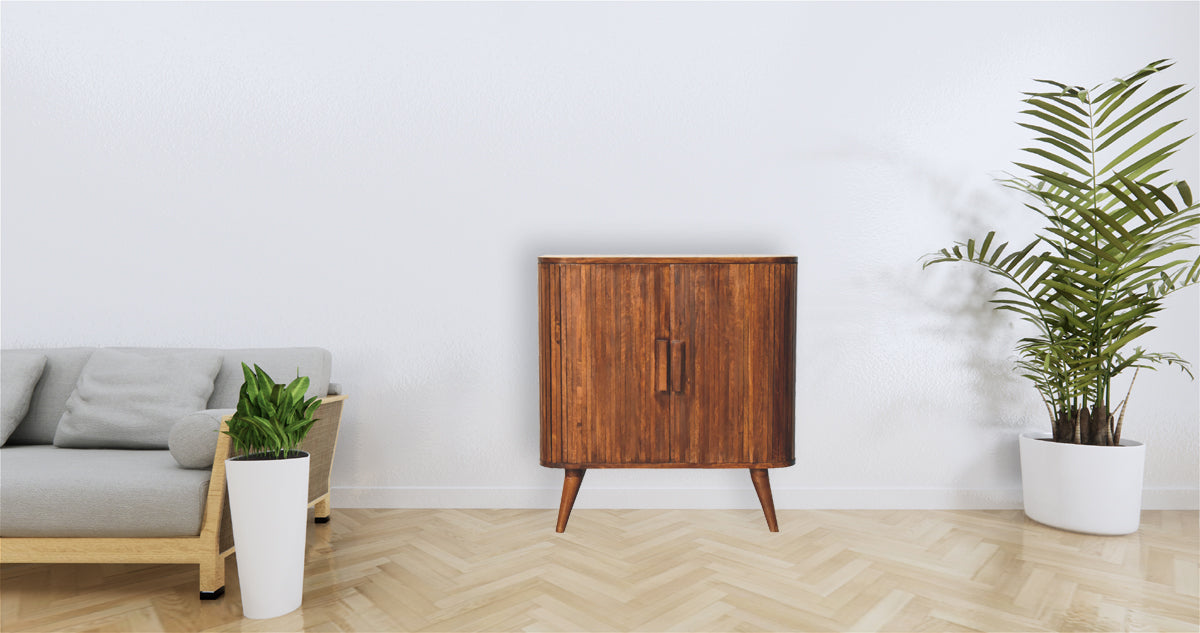 Mini Oak-ish Curve Lower Bedside