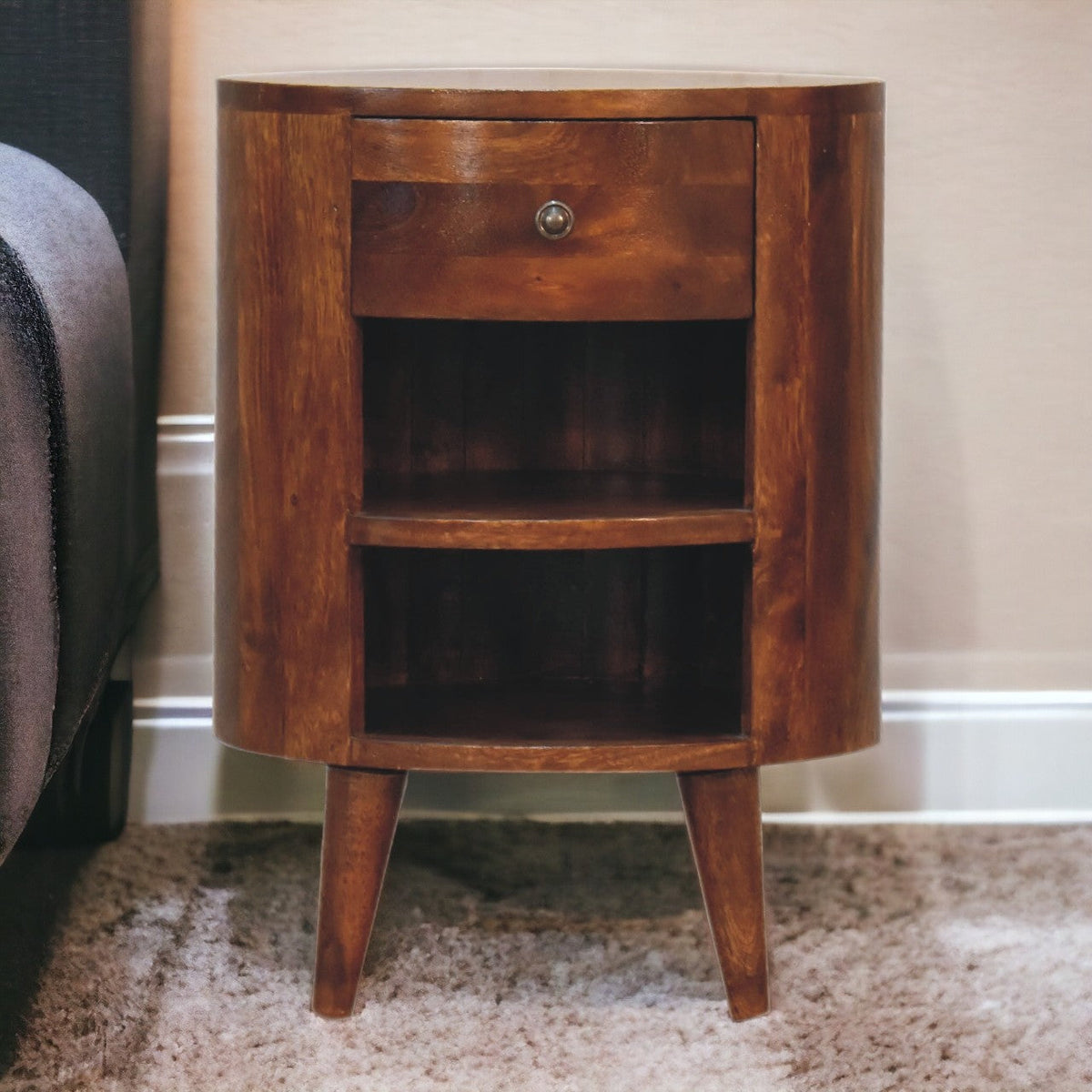 Cortez Chestnut Bedside Table
