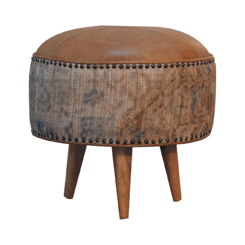 Haven Durrie Round Footstool